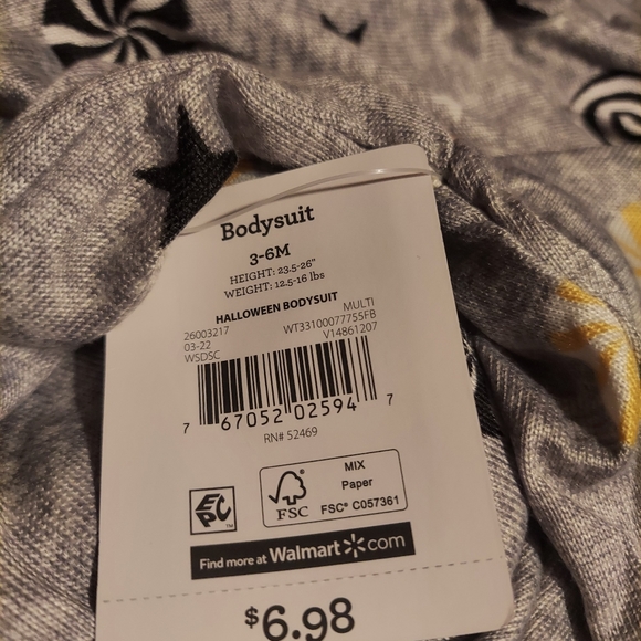 Set of 2 Halloween footed onesies - Picture 3 of 4